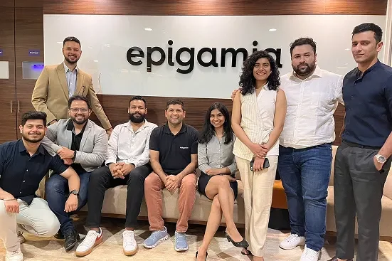 A Mesa team with the Epigamia leadership