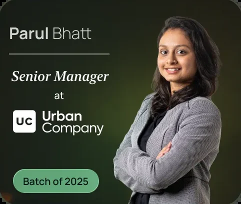 Parul Bhatt, Senior Manager, Urban Company