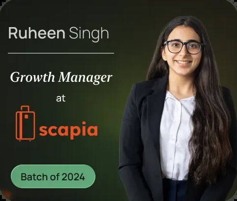 Ruheen Singh, Growth Manager, Scapia