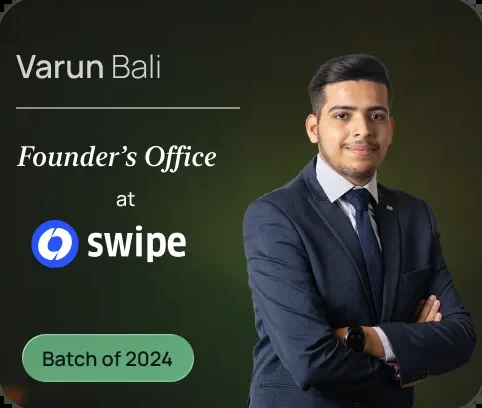 Varun Bali, Founder’s Office, Swipe