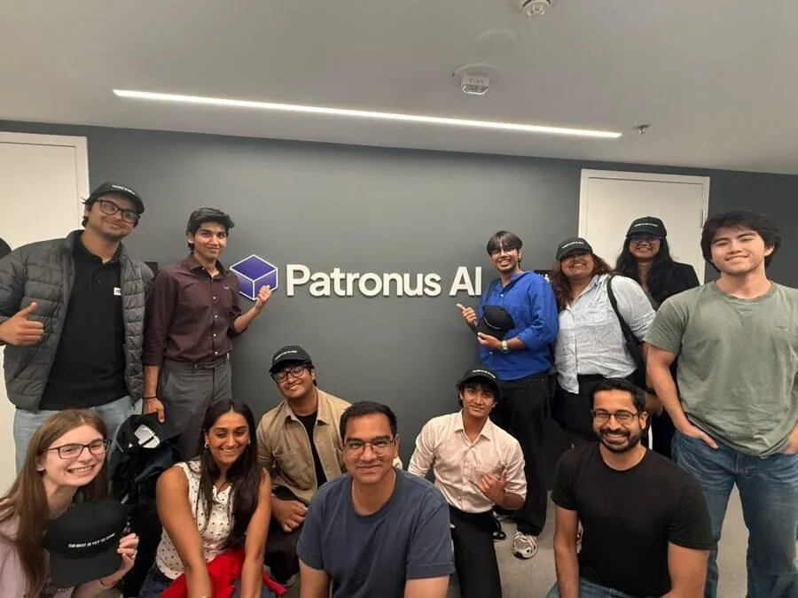 Mesa students with the Patronus AI team