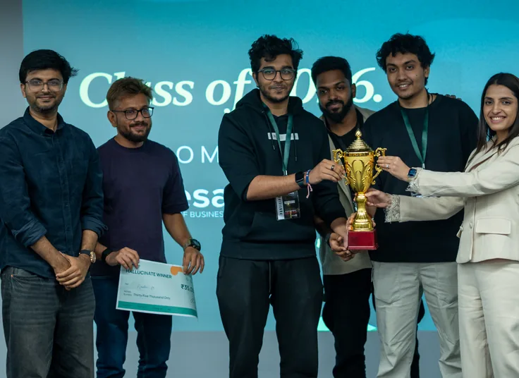 Winners with their trophy at Maverion